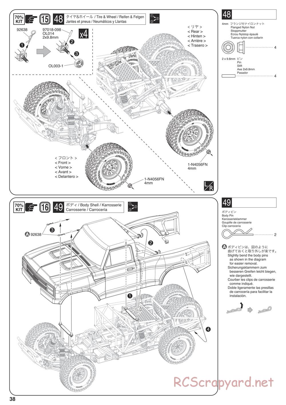Kyosho - Outlaw Rampage Pro - Manual - Page 38