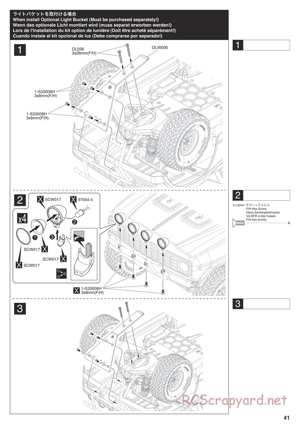 Kyosho - Outlaw Rampage Pro - Manual - Page 41