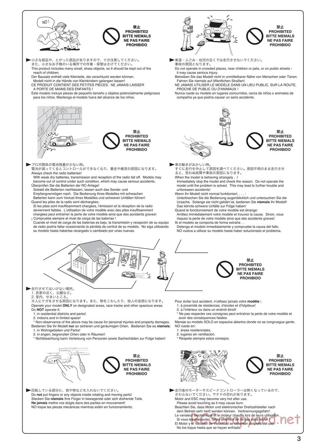 Kyosho - Monster Tracker EP - Manual - Page 3