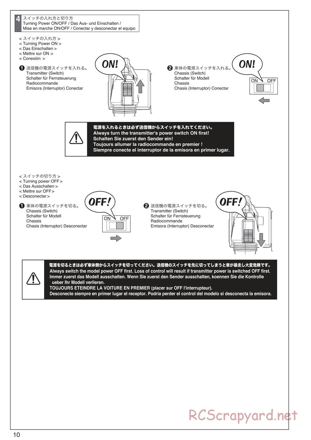 Kyosho - Monster Tracker EP - Manual - Page 10