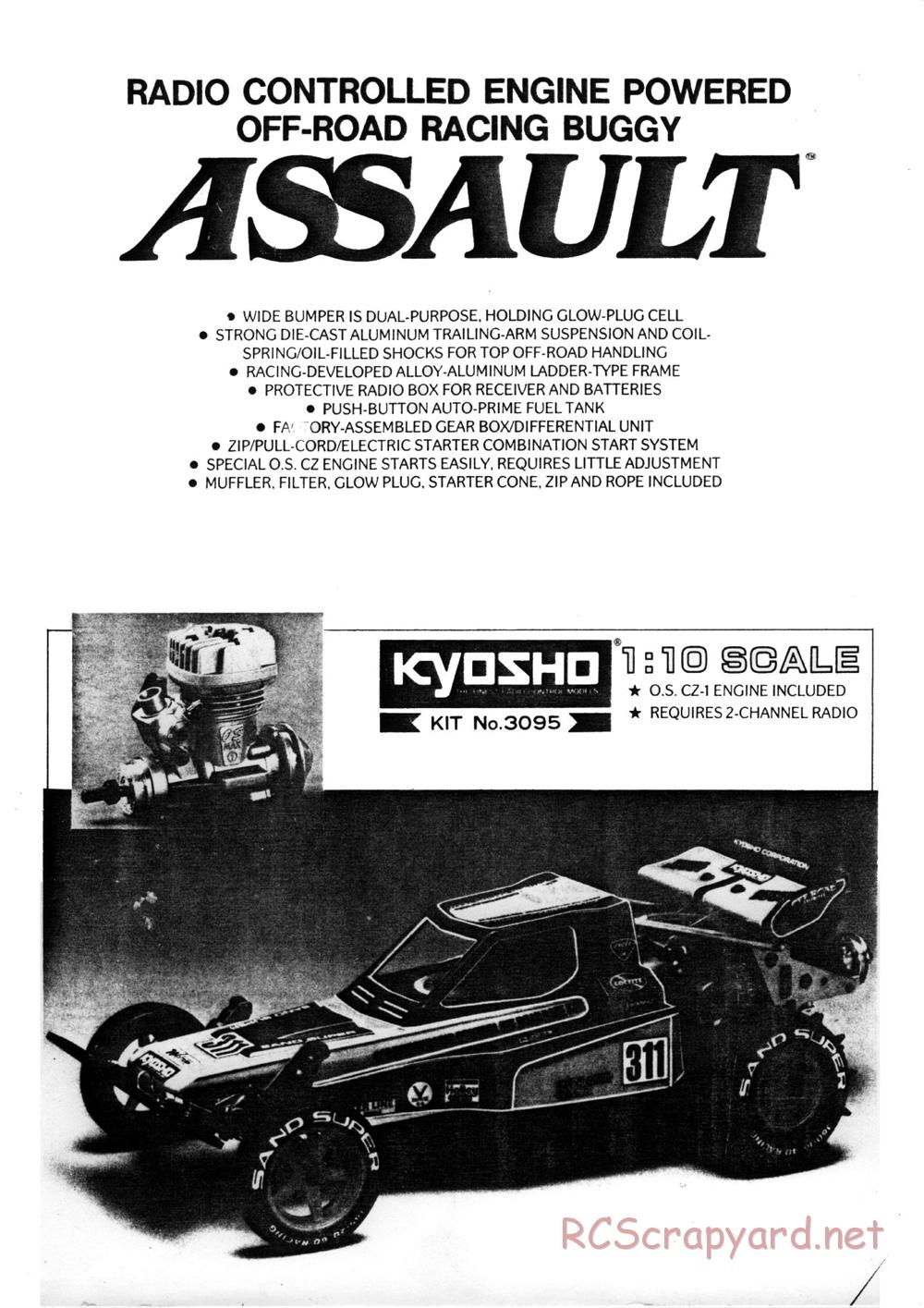 Kyosho - Assault - Manual - Page 1