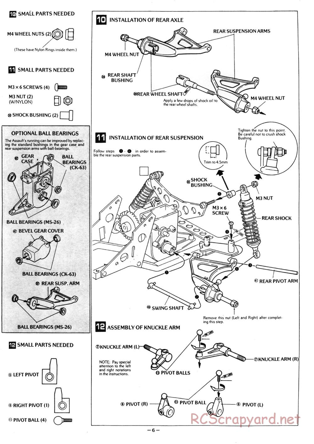 Kyosho - Assault - Manual - Page 6