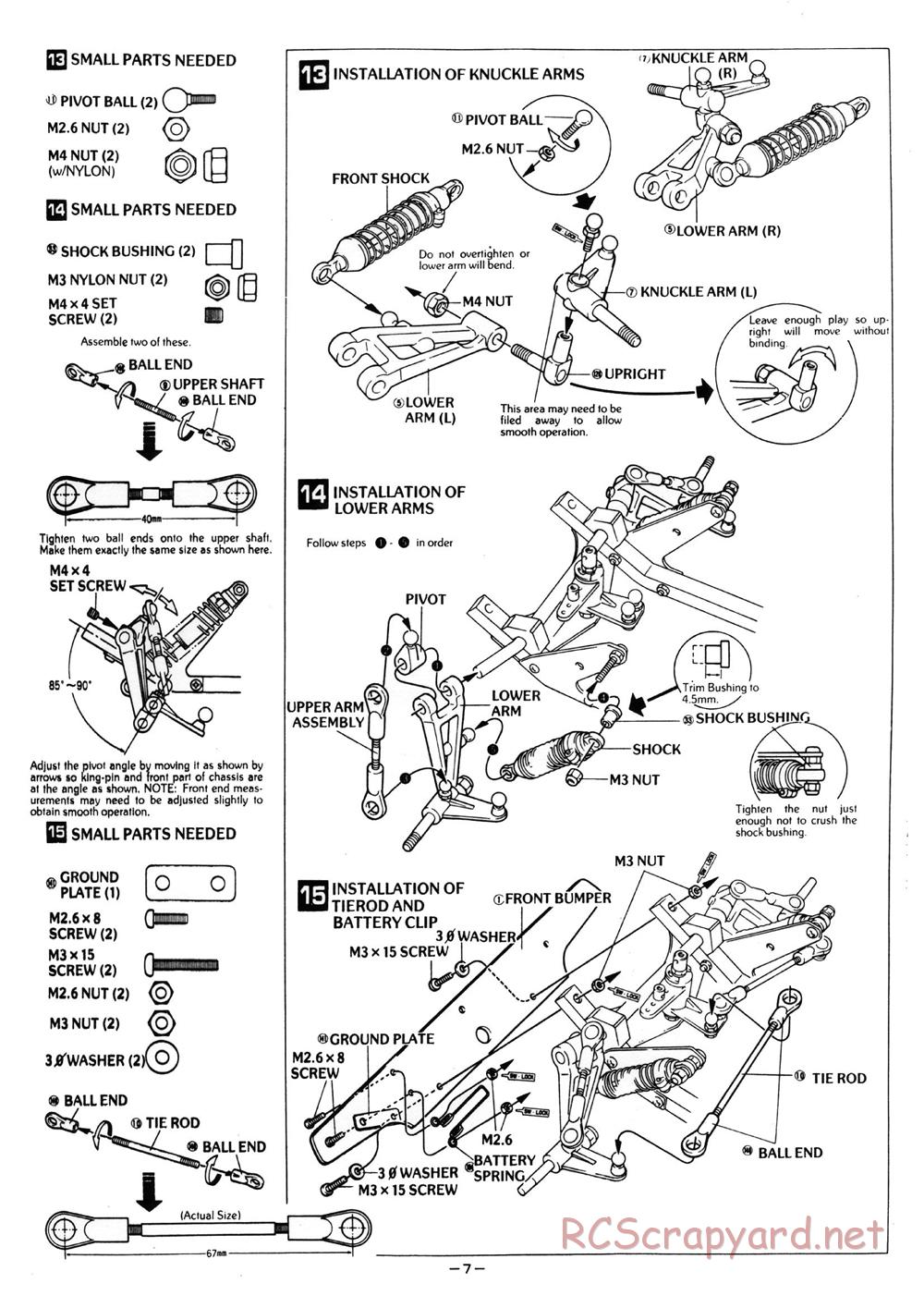 Kyosho - Assault - Manual - Page 7
