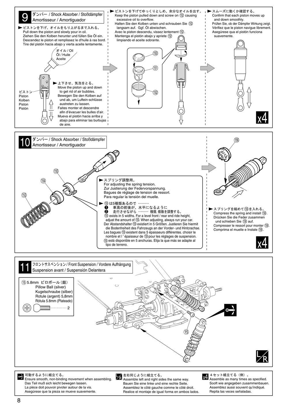 Kyosho - PureTen GP Alpha 3 - Manual - Page 8