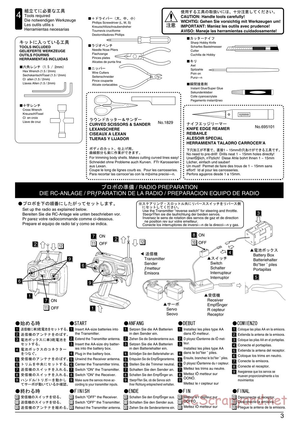 Kyosho - PureTen GP Alpha 2 - Manual - Page 3
