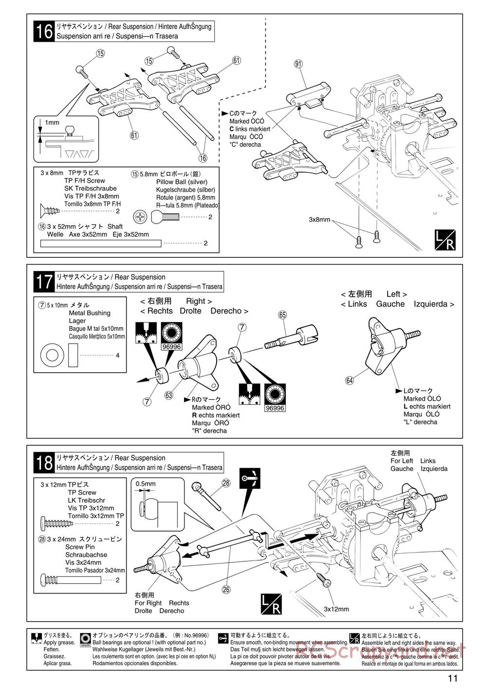Kyosho - PureTen GP Alpha 2 - Manual - Page 11