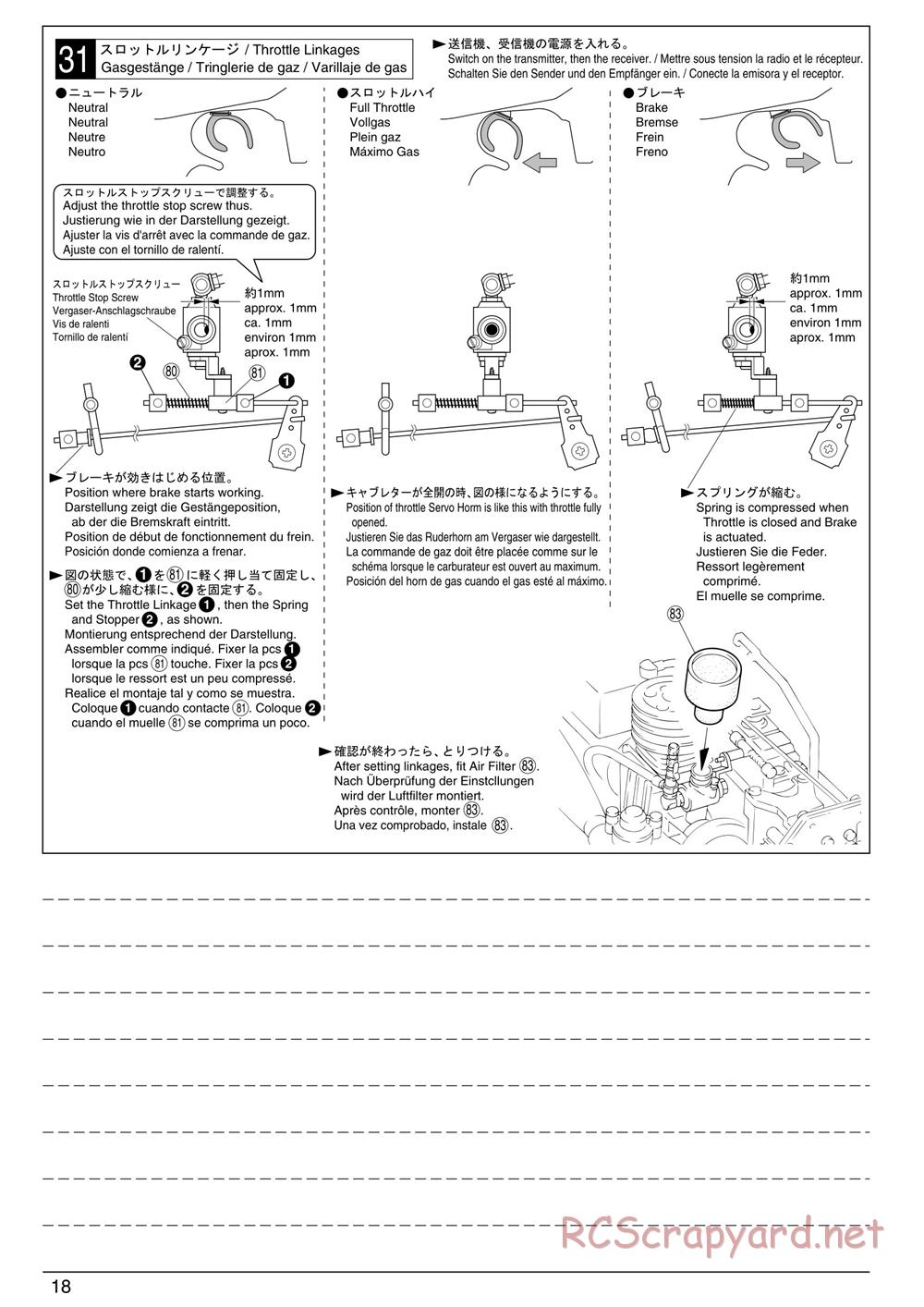 Kyosho - PureTen GP Alpha 2 - Manual - Page 18