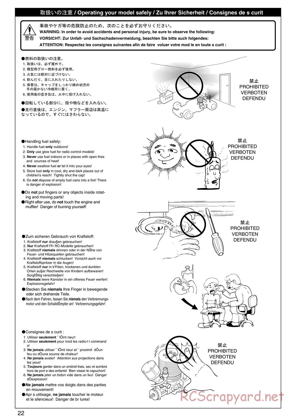Kyosho - PureTen GP Alpha 2 - Manual - Page 22