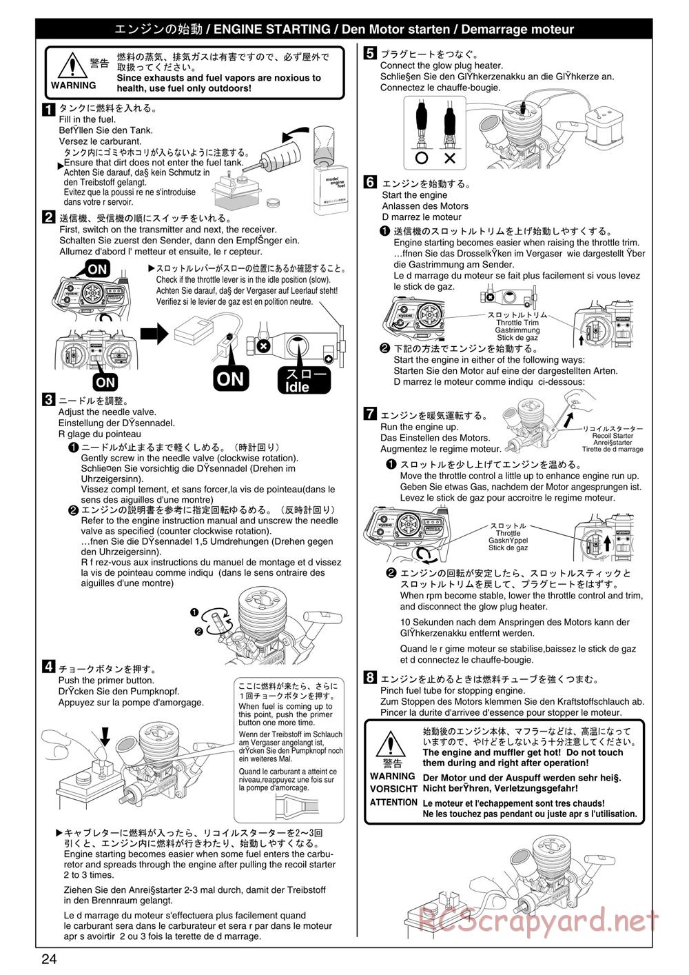 Kyosho - PureTen GP Alpha 2 - Manual - Page 24