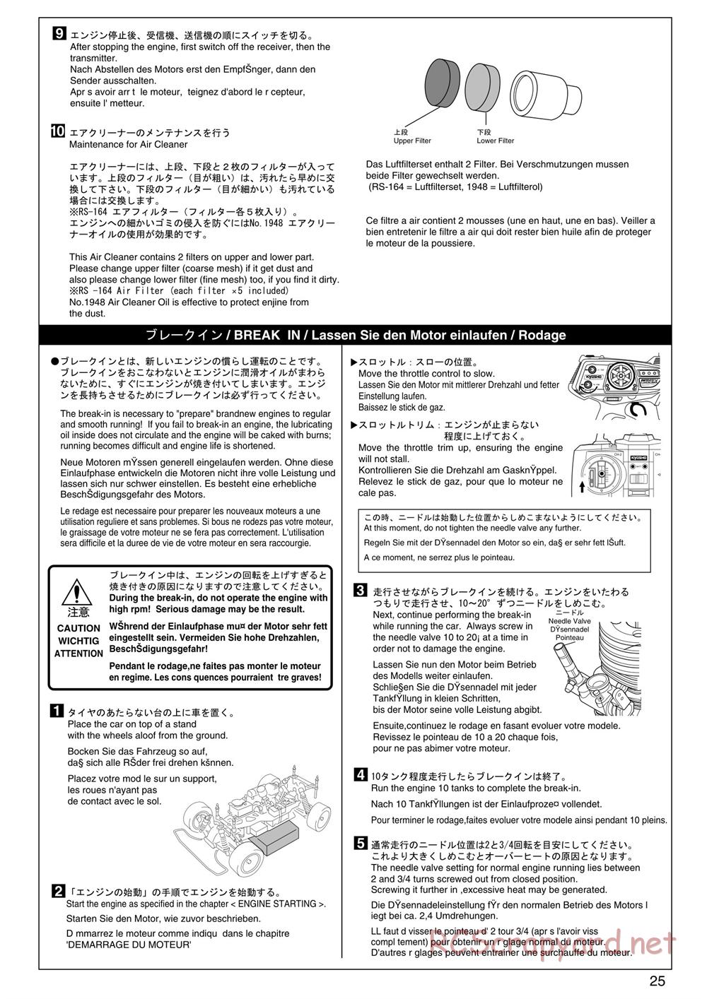 Kyosho - PureTen GP Alpha 2 - Manual - Page 25