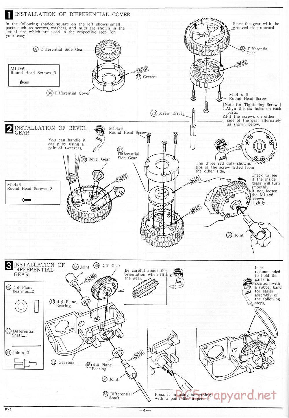 Kyosho - 1/18 Scale Formula One (F1) - Manual - Page 4