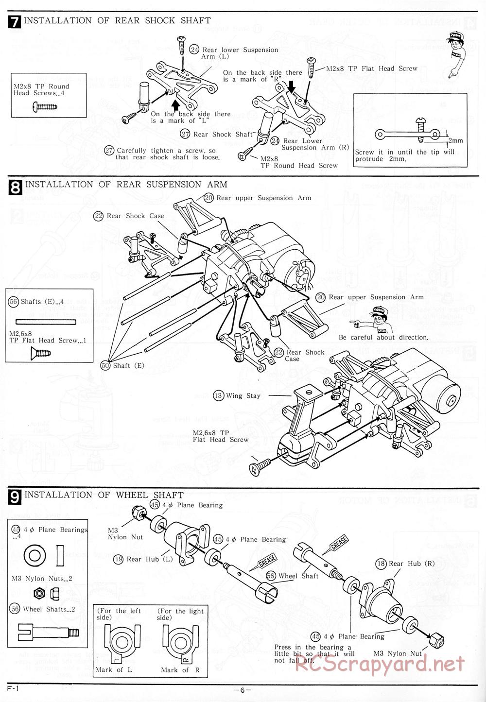 Kyosho - 1/18 Scale Formula One (F1) - Manual - Page 6