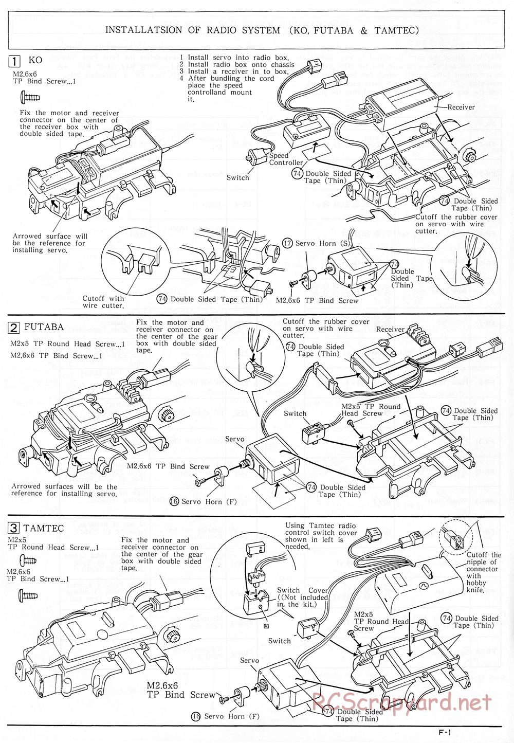 Kyosho - 1/18 Scale Formula One (F1) - Manual - Page 24