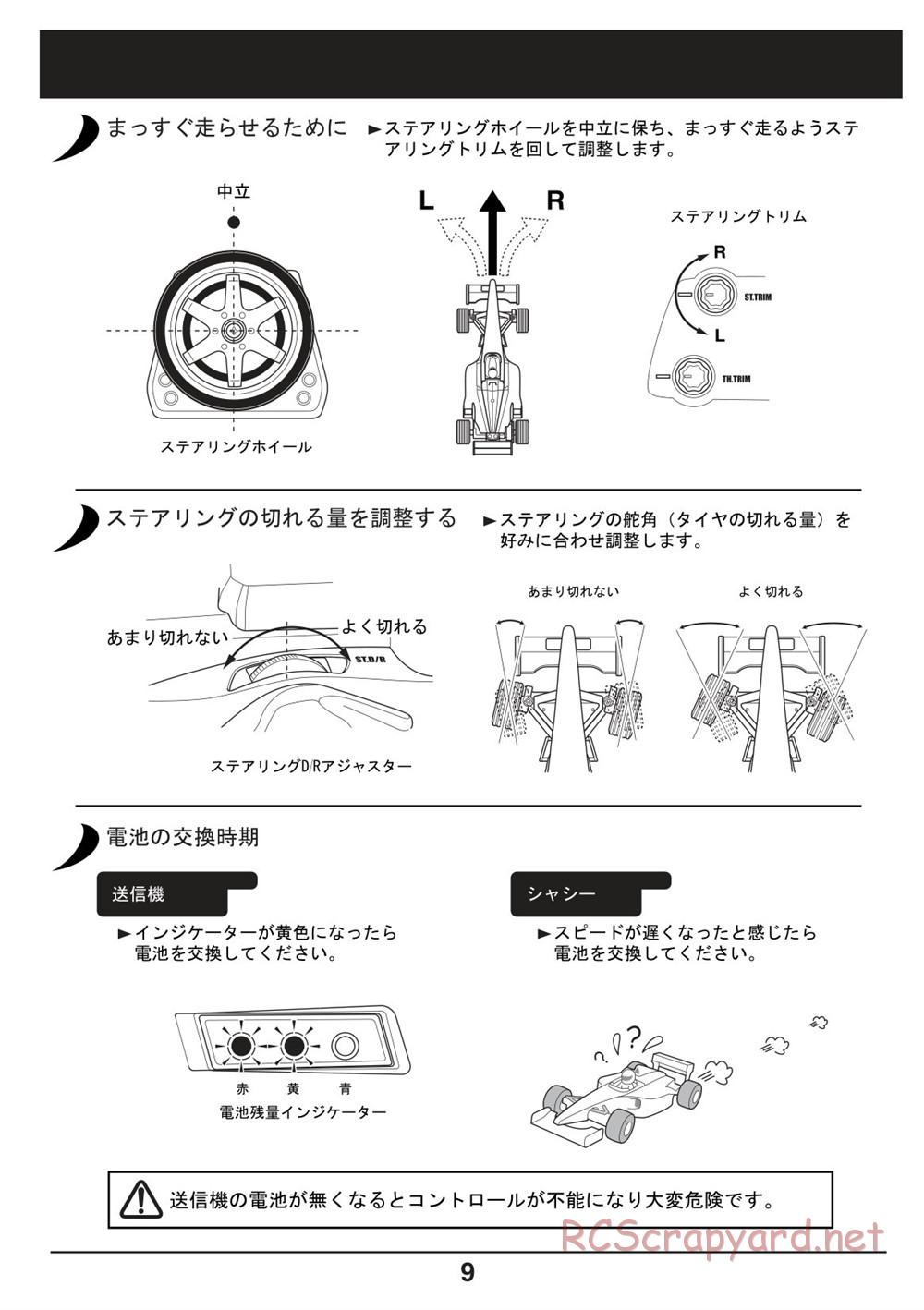 Kyosho - Mini-Z F1 - Manual - Page 9