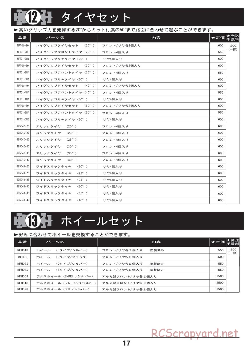 Kyosho - Mini-Z F1 - Manual - Page 17