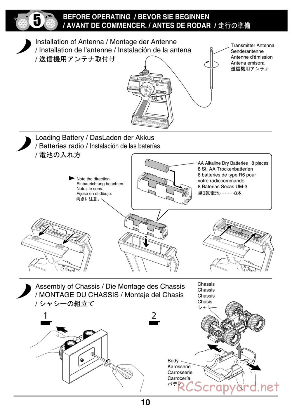 Kyosho - Mini-Z Monster Truck - Manual - Page 10