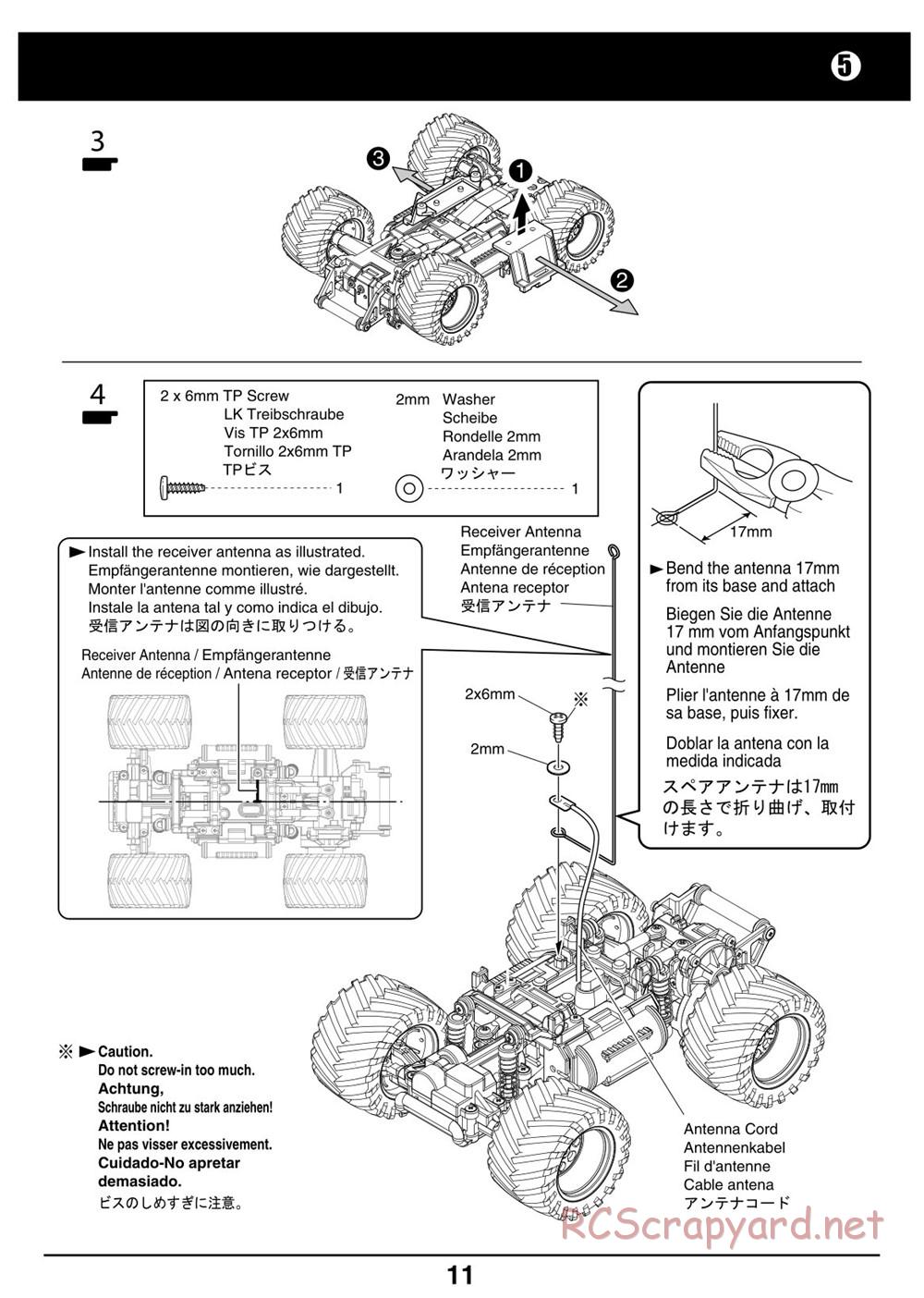 Kyosho - Mini-Z Monster Truck - Manual - Page 11