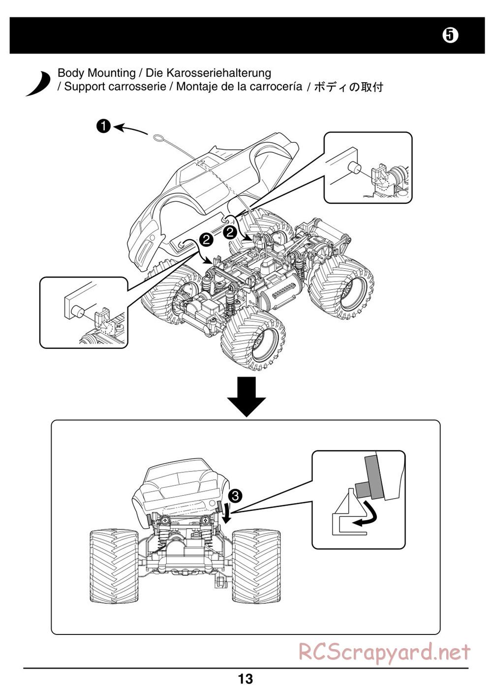 Kyosho - Mini-Z Monster Truck - Manual - Page 13