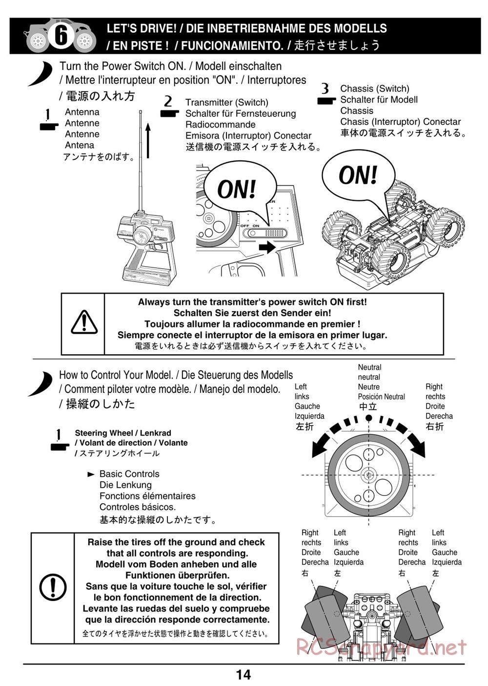Kyosho - Mini-Z Monster Truck - Manual - Page 14