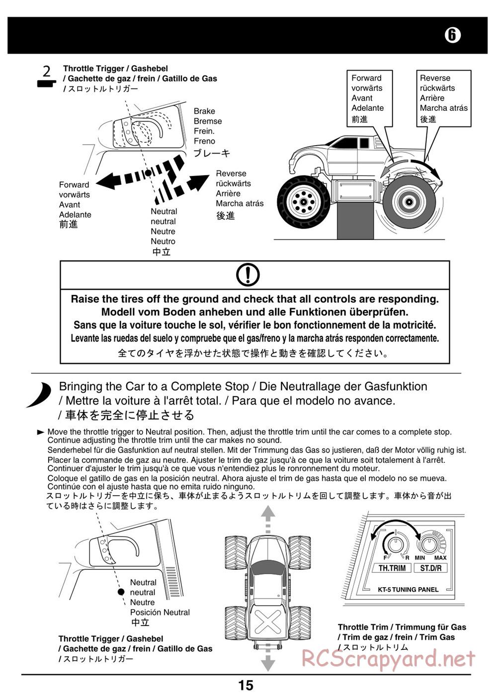 Kyosho - Mini-Z Monster Truck - Manual - Page 15