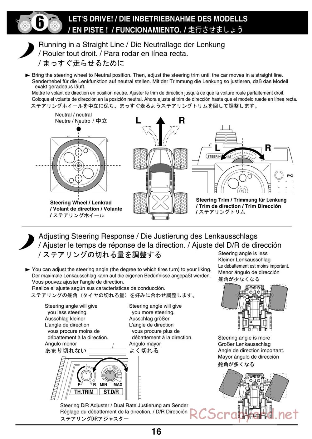 Kyosho - Mini-Z Monster Truck - Manual - Page 16