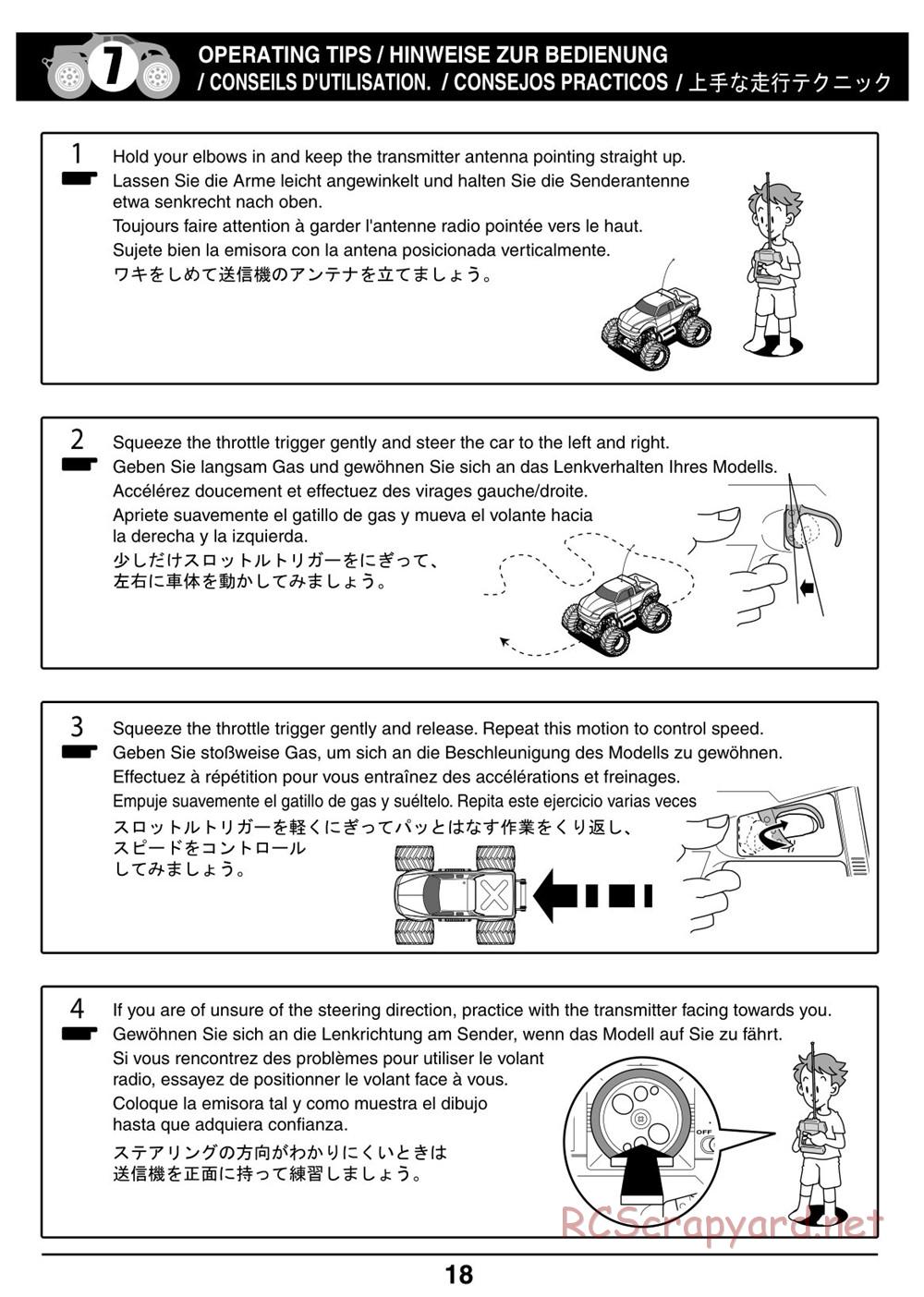Kyosho - Mini-Z Monster Truck - Manual - Page 18