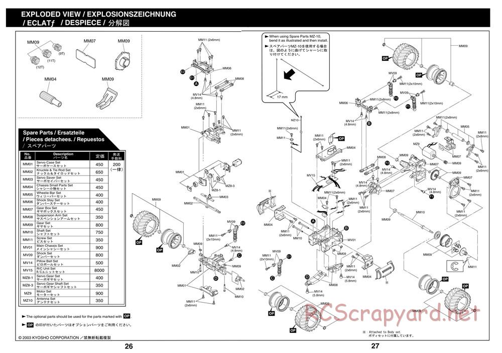 Kyosho - Mini-Z Monster Truck - Manual - Page 26