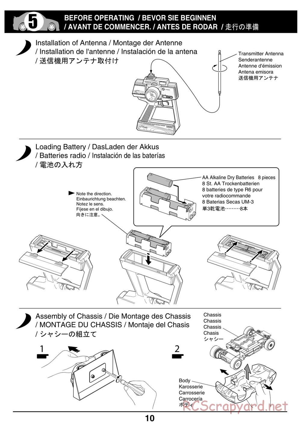 Kyosho - Mini-Z Racer MR02 - Manual - Page 10