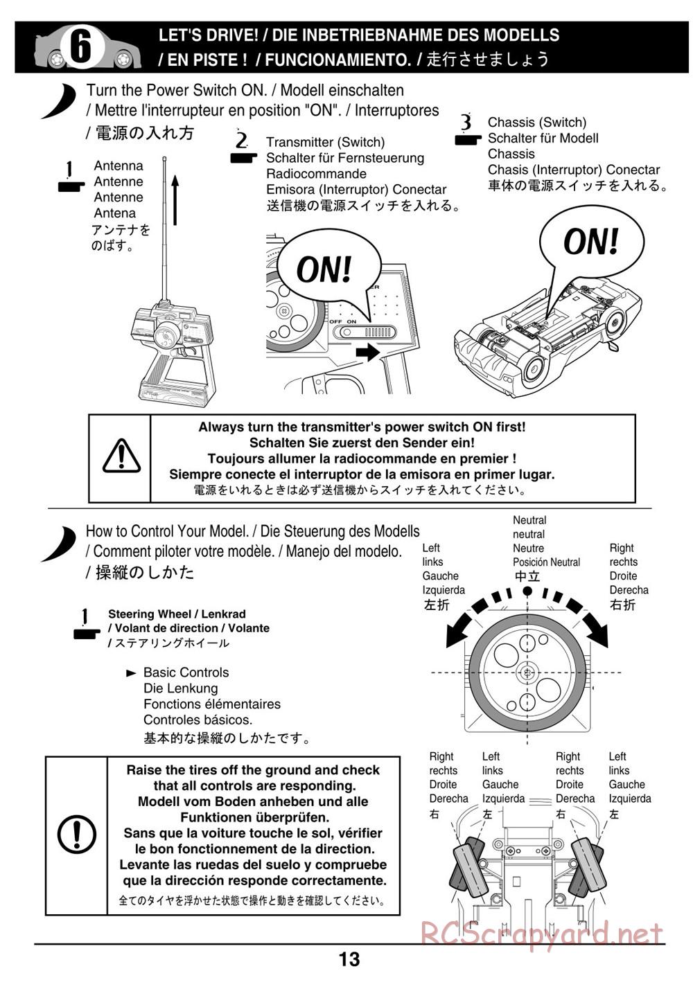 Kyosho - Mini-Z Racer MR02 - Manual - Page 13