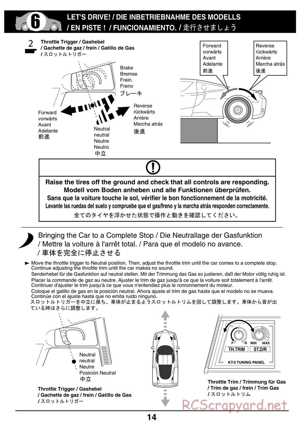 Kyosho - Mini-Z Racer MR02 - Manual - Page 14