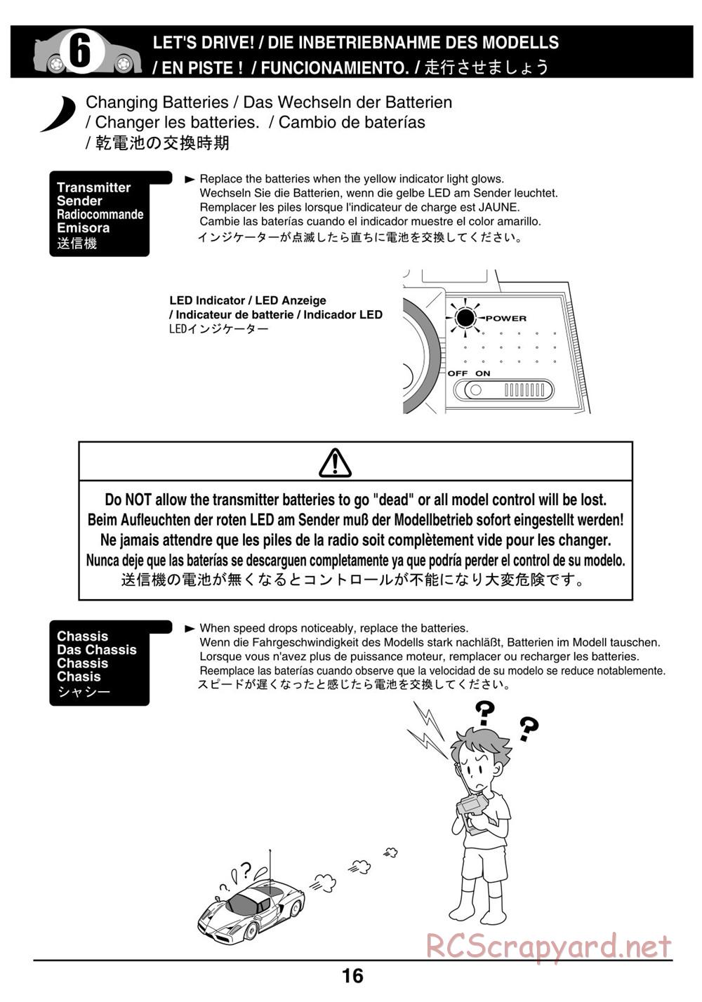 Kyosho - Mini-Z Racer MR02 - Manual - Page 16