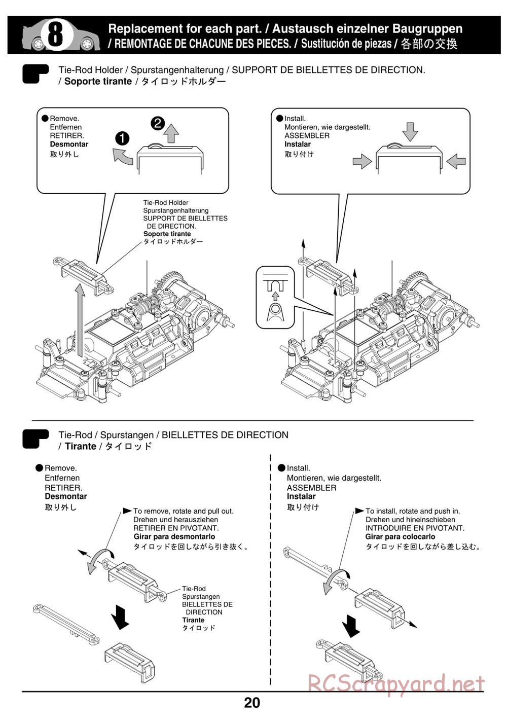 Kyosho - Mini-Z Racer MR02 - Manual - Page 20