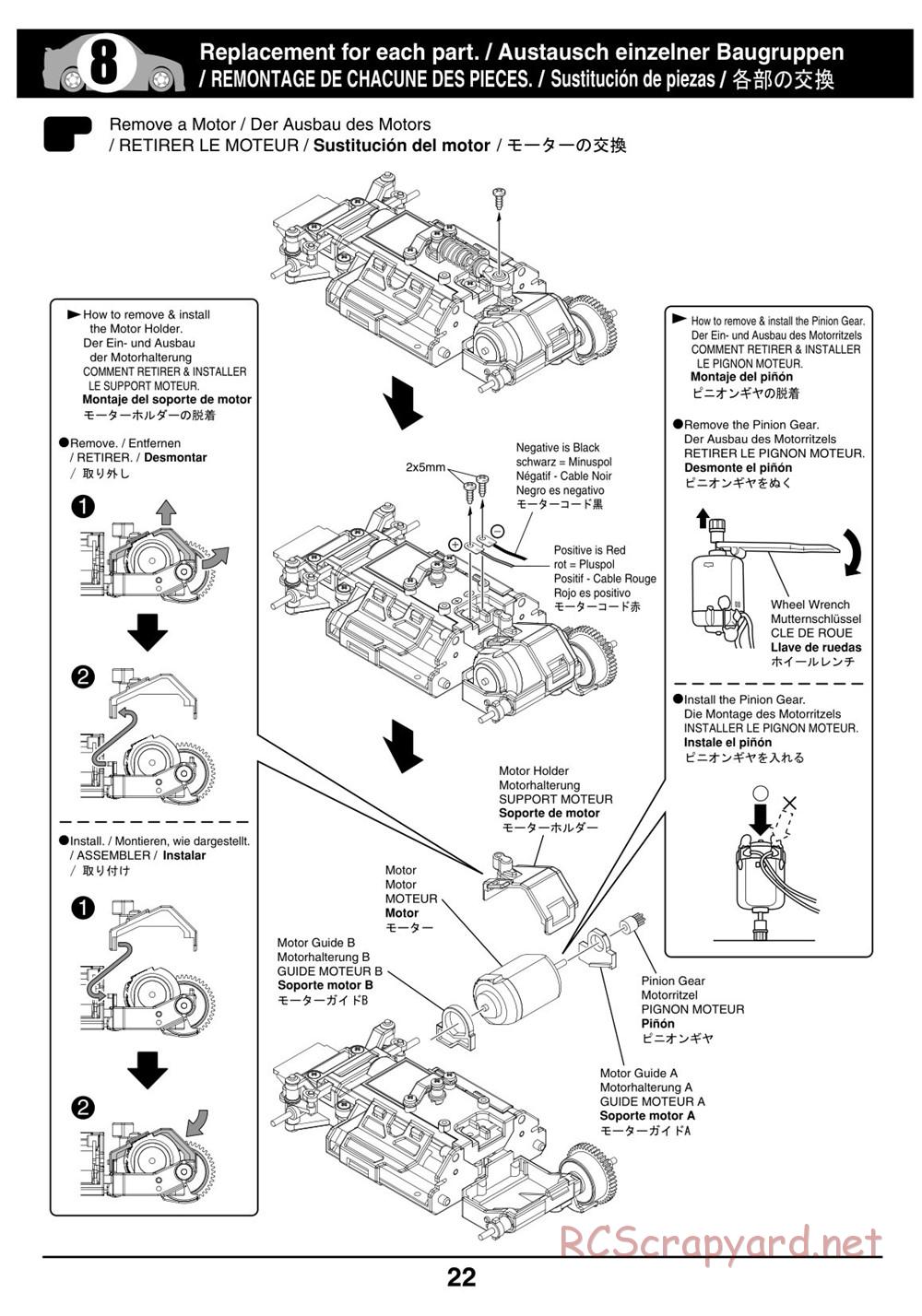Kyosho - Mini-Z Racer MR02 - Manual - Page 22