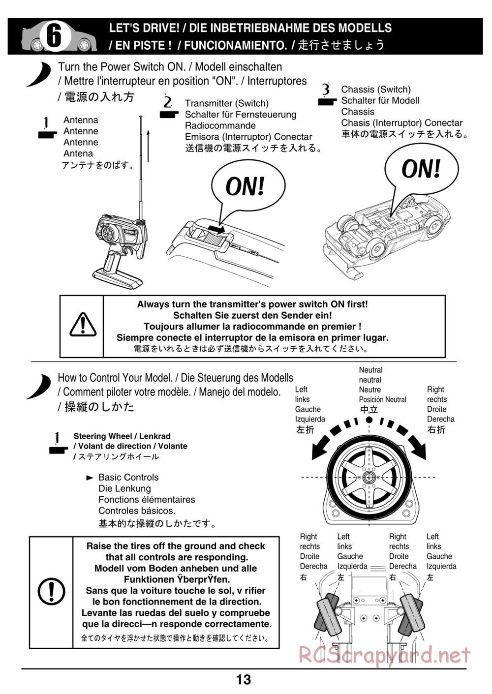 Kyosho - Mini-Z Racer - Manual - Page 13