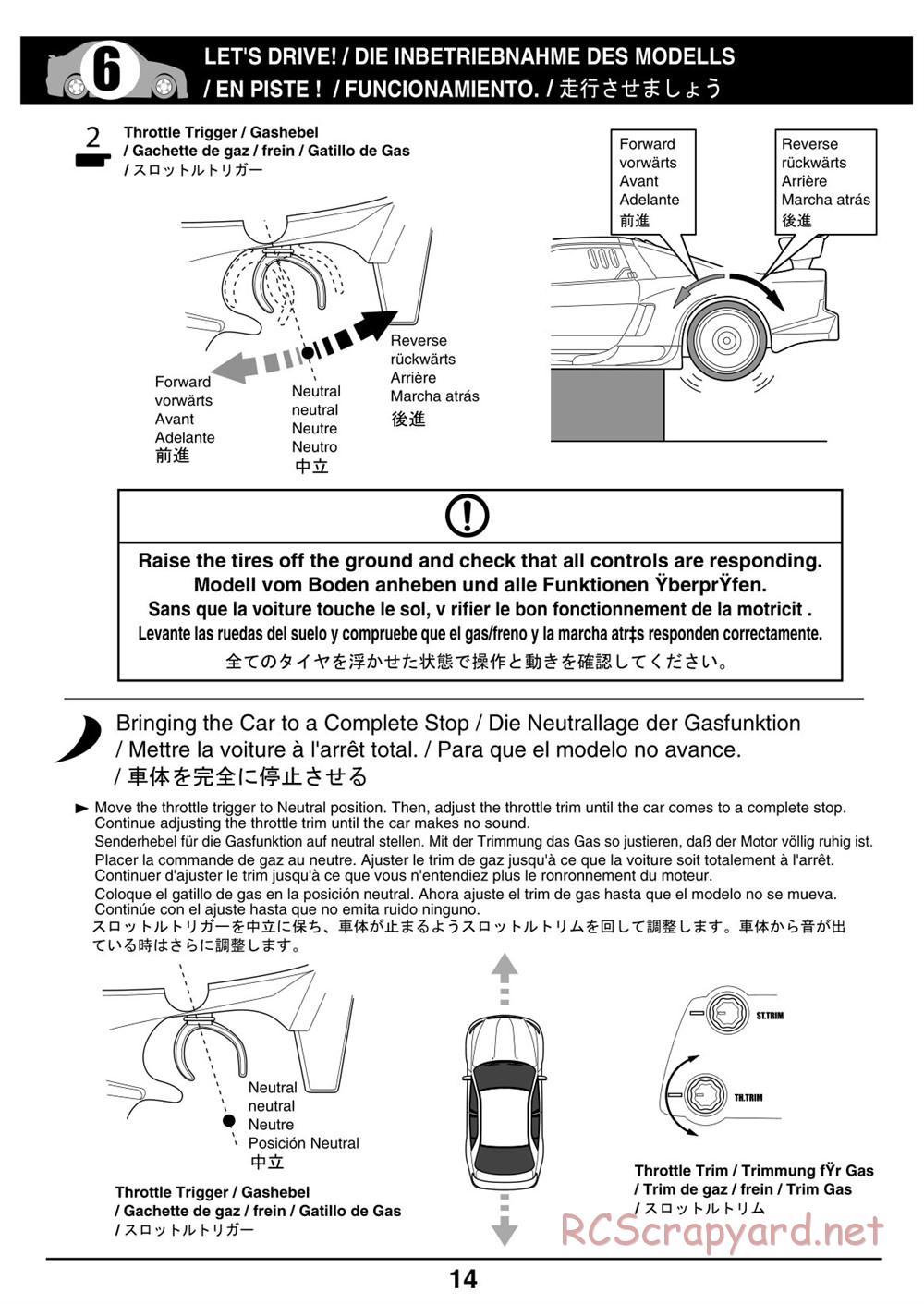 Kyosho - Mini-Z Racer - Manual - Page 14