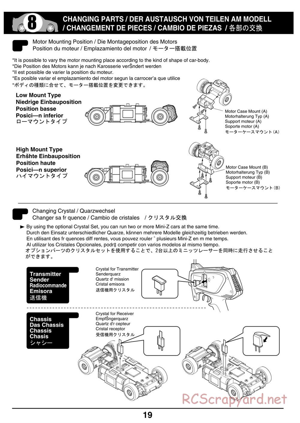 Kyosho - Mini-Z Racer - Manual - Page 19
