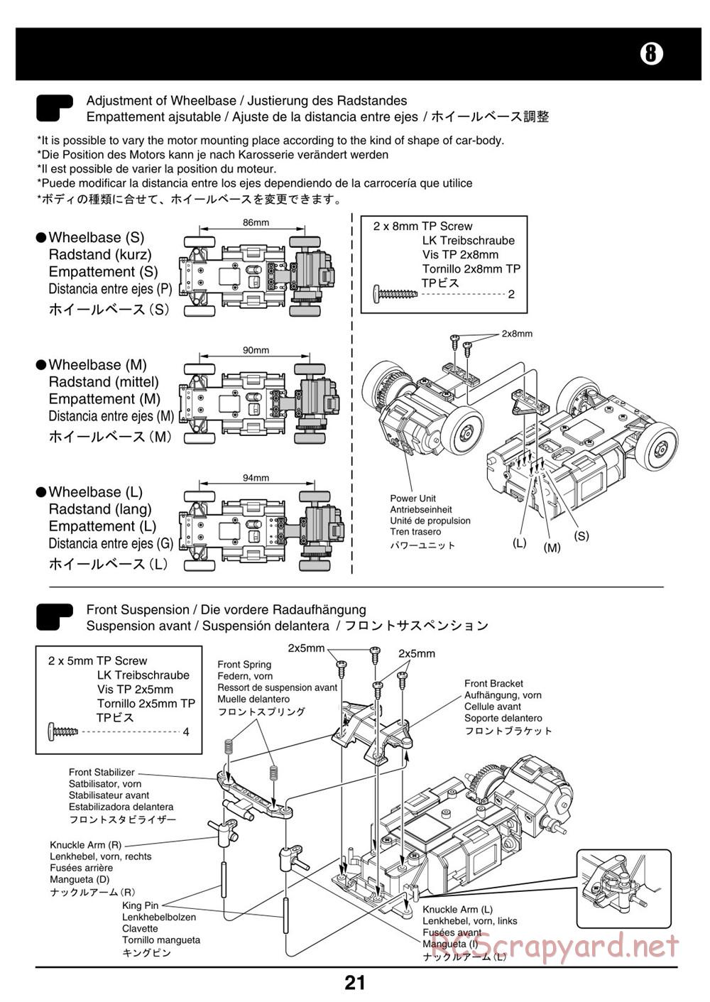 Kyosho - Mini-Z Racer - Manual - Page 21