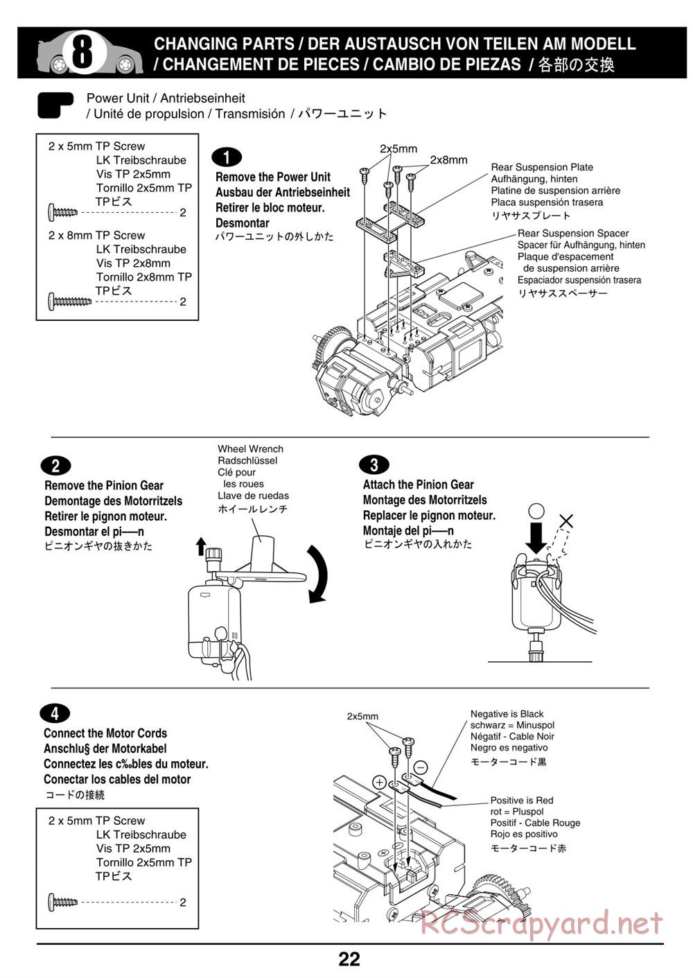 Kyosho - Mini-Z Racer - Manual - Page 22