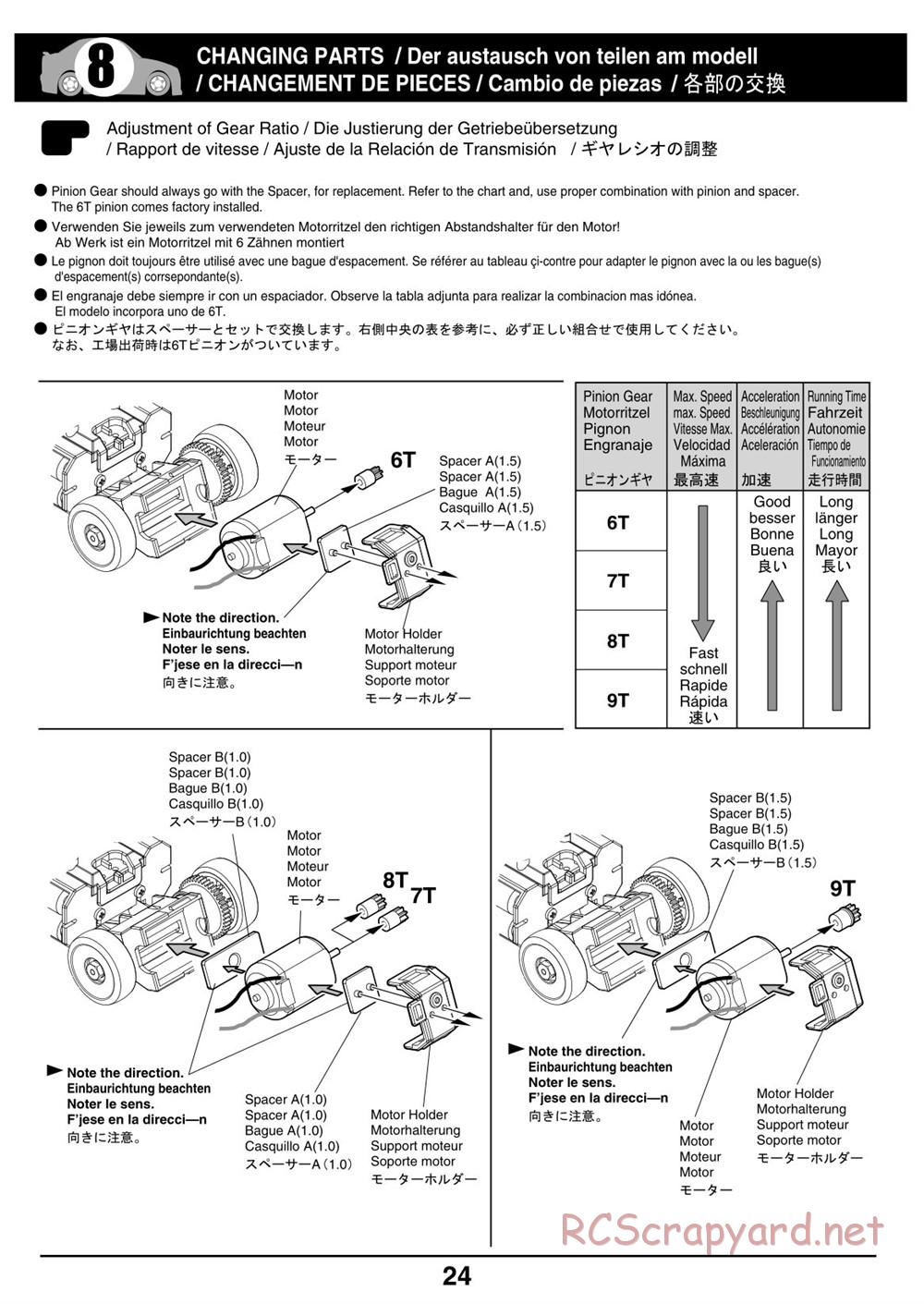 Kyosho - Mini-Z Racer - Manual - Page 24
