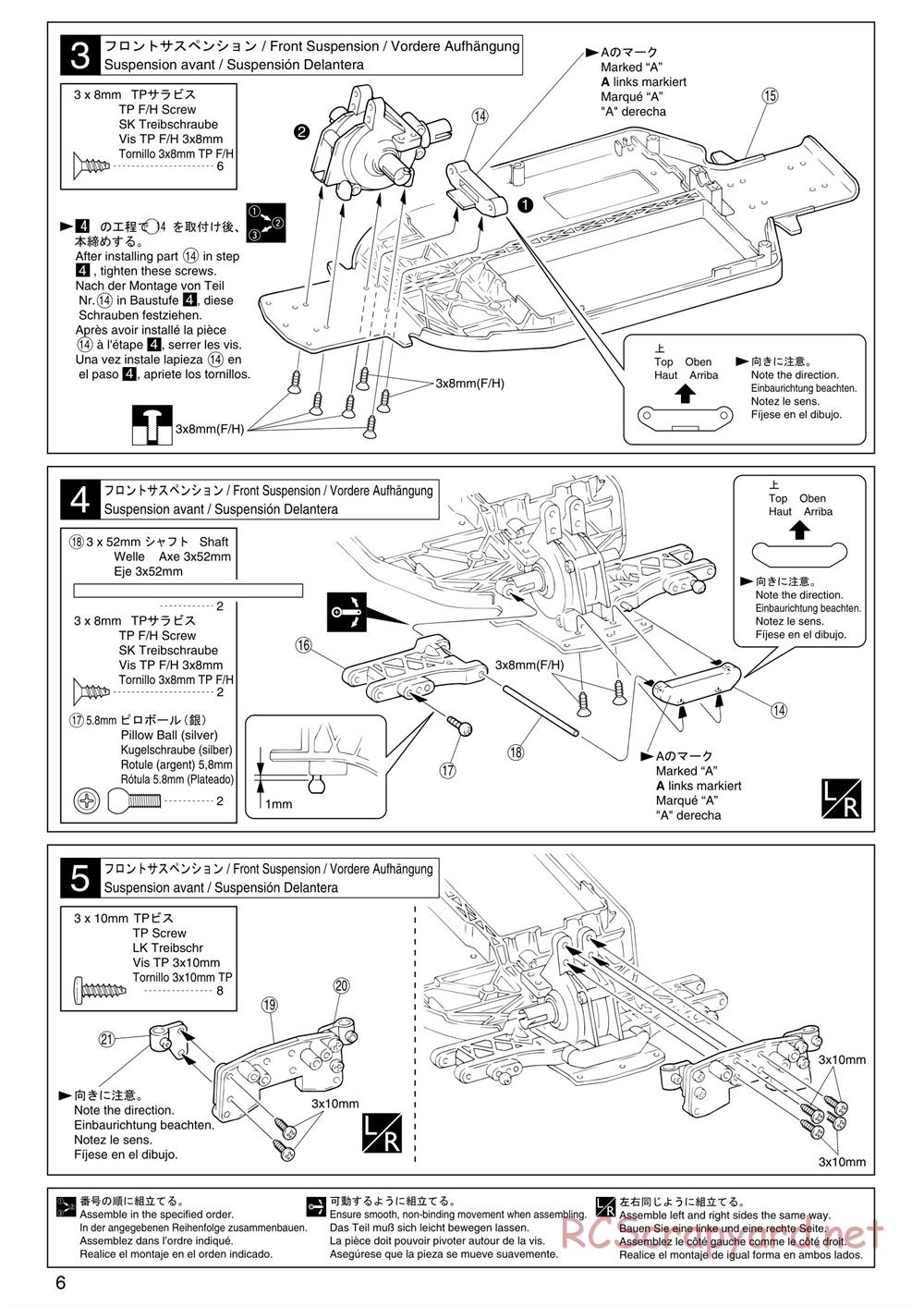 Kyosho - PureTen EP Alpha 3 - Manual - Page 6