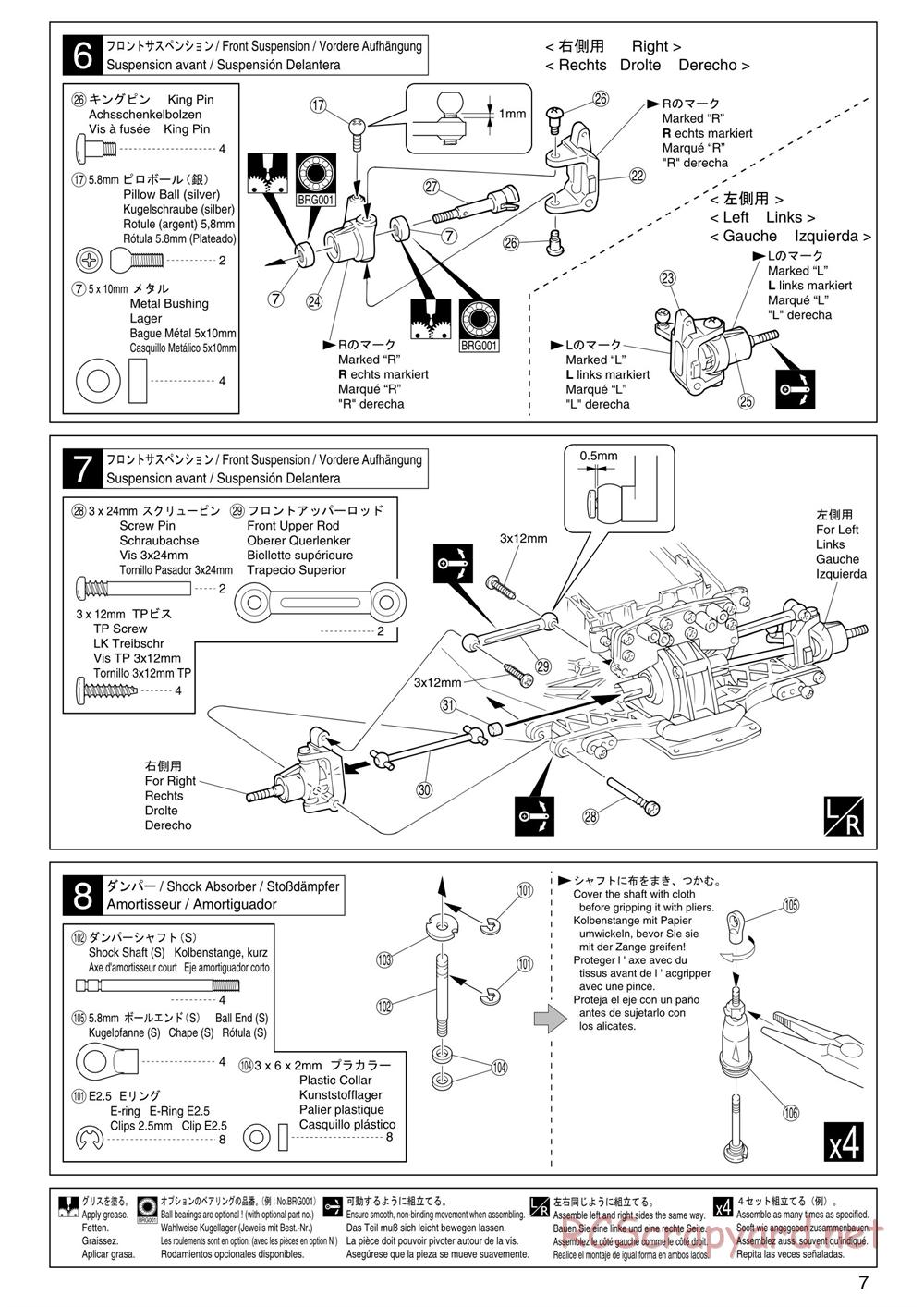 Kyosho - PureTen EP Alpha 3 - Manual - Page 7