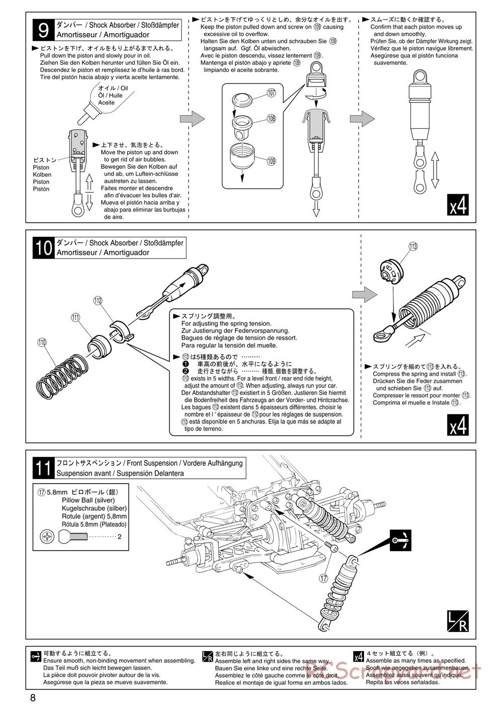 Kyosho - PureTen EP Alpha 3 - Manual - Page 8