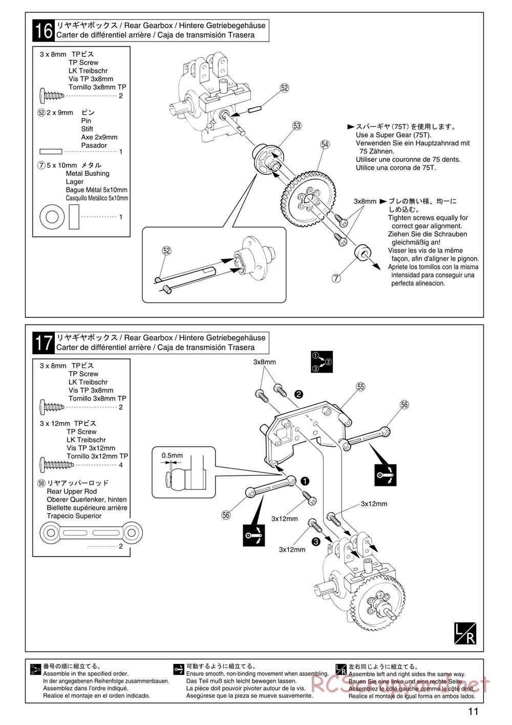 Kyosho - PureTen EP Alpha 3 - Manual - Page 11