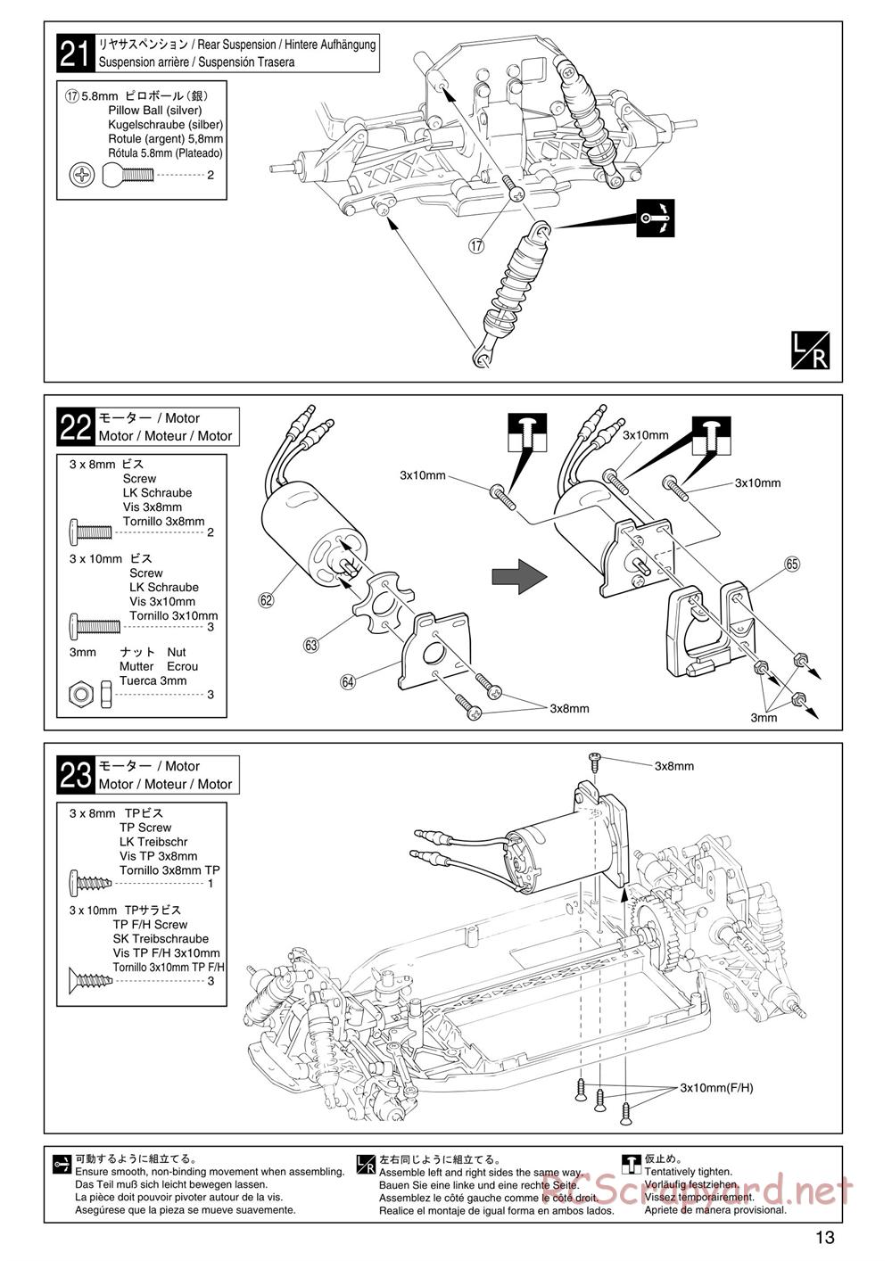 Kyosho - PureTen EP Alpha 3 - Manual - Page 13