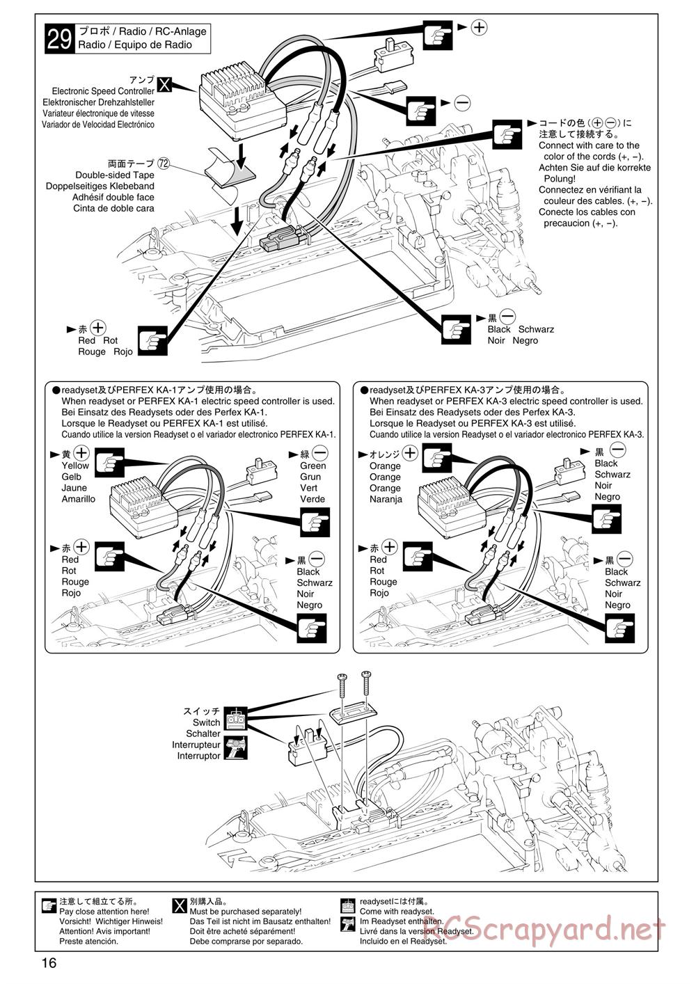 Kyosho - PureTen EP Alpha 3 - Manual - Page 16