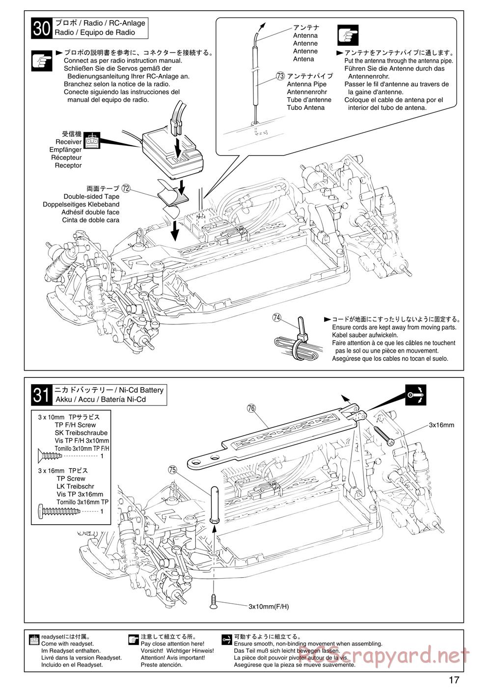 Kyosho - PureTen EP Alpha 3 - Manual - Page 17