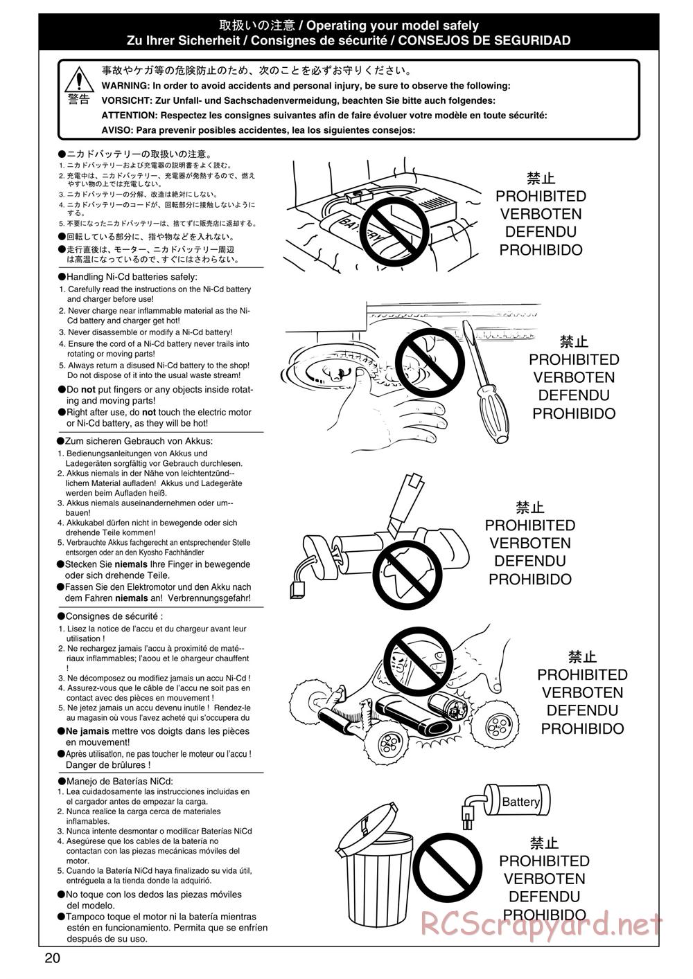 Kyosho - PureTen EP Alpha 3 - Manual - Page 20