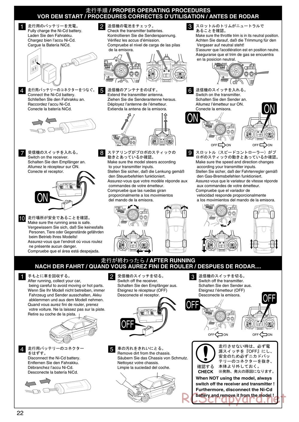 Kyosho - PureTen EP Alpha 3 - Manual - Page 22