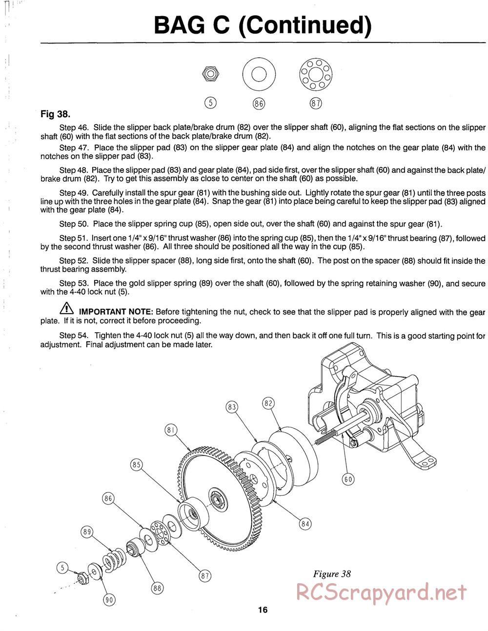 Team Losi - GTX - Manual - Page 19