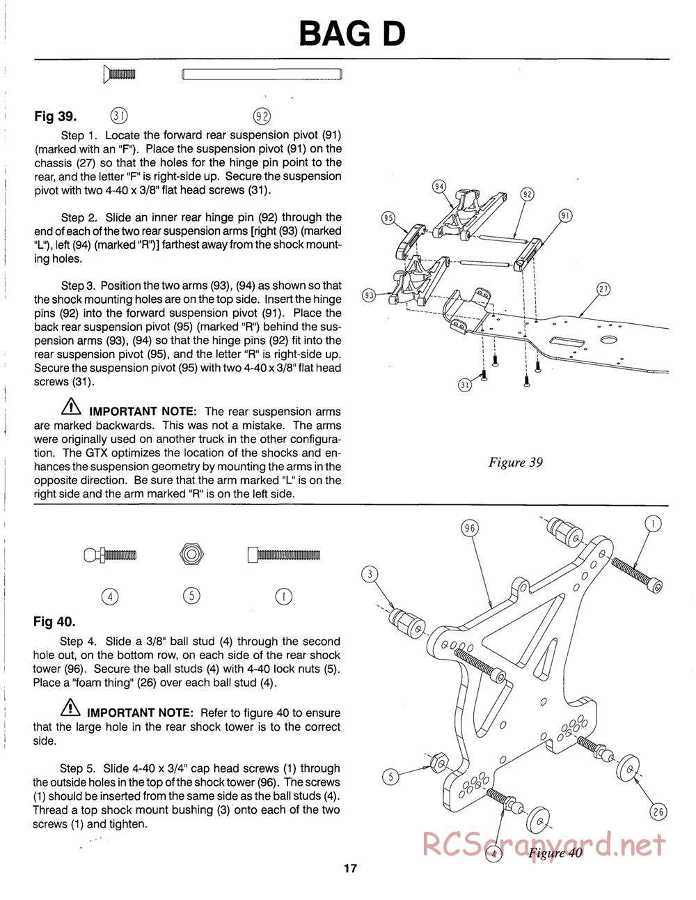 Team Losi - GTX - Manual - Page 20